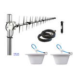 Cel-Fi Antenna Pack RFI LPDA7038 YAGI 2 internal antennas