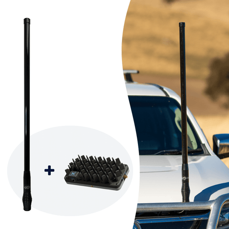 Car with a Zetifi smart antenna installed.