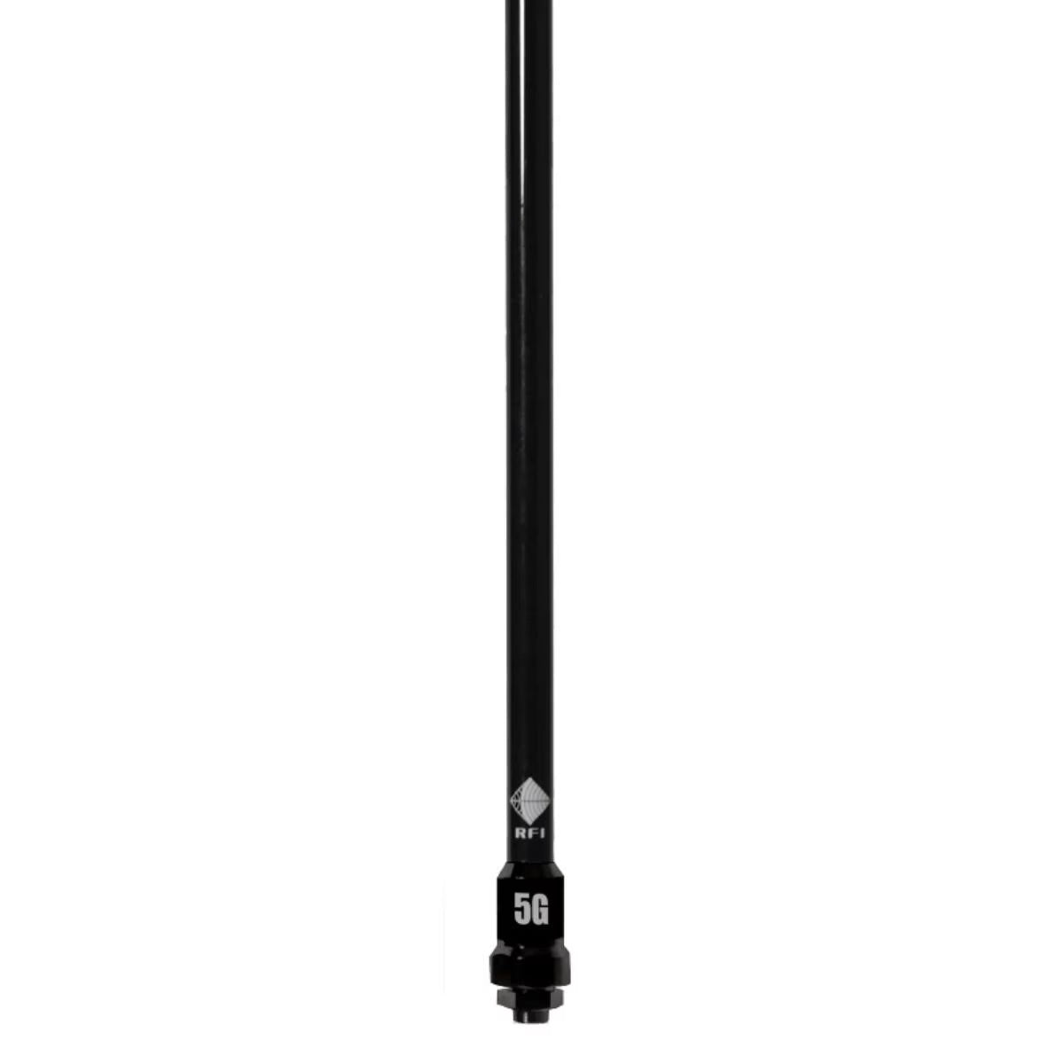 RFI CD8295 6.5dBi 4G & 5G Cellular Stud Mount Base Station Antenna in Black close-up