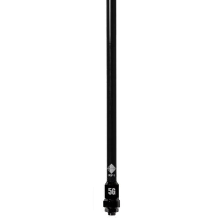 RFI CD8295 6.5dBi 4G & 5G Cellular Stud Mount Base Station Antenna in Black close-up