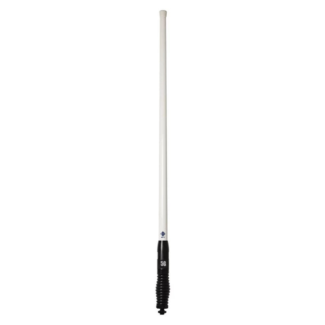 RFI CDQ8199 8.5dBi 4G & 5G cellular vehicle antenna with removable white whip & black spring